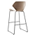  sleek barstool by Davis 3D model small image 6