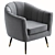 MoNiBloom Armchair Accent Design 3D model small image 2