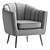 MoNiBloom Armchair Accent Design 3D model small image 7