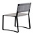 Elegant Molteni & C Outdoor Chair 3D model small image 2