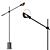 Elegant Floor Lamp LouvreHome 3D model small image 1