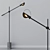 Elegant Floor Lamp LouvreHome 3D model small image 5