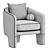 Effie Tripod Chair: Sleek Design 3D model small image 4