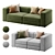 Modular JÄTTEBO Sofa Collection 3D model small image 1