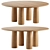 Elegant Teak Dining Table Design 3D model small image 1