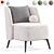 Poliform Sunday Armchair: Modern Elegance 3D model small image 1