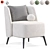 Poliform Sunday Armchair: Modern Elegance 3D model small image 4