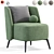 Poliform Sunday Armchair: Modern Elegance 3D model small image 5