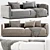 Elegant Bristol Sofa in 3D 3D model small image 2