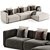 Modern Shanghai Sofa Poliform 3D model small image 1