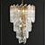 Exquisite Three-Tier Chandelier Beauty 3D model small image 2