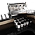 Cafe Bar Design Collection 3D model small image 4