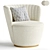  Elegant Upholstered Chair: PEARL 3D model small image 1