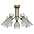 Elegant Jackie Ceiling Chandelier 3D model small image 1