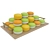 Colorful Macaroon Tray with 3 Varieties 3D model small image 3