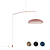 Flos Skynest Motion Pendant Light 3D model small image 1