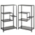 Kare Loft Steel Glass Shelf 3D model small image 3