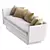 Modern Transforming Sofa Bed 3D model small image 2