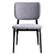 Modern Grey Yoko Chair 3D model small image 2