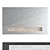 Modern Fireplace Wall Set 48 3D model small image 1