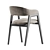 Chelsea Dining Chair in Walnut 3D model small image 4