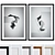 Modern Abstract Picture Frame Set 3D model small image 1