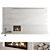 Modern 3D Fireplace Wall Art 3D model small image 1