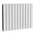 Premium Aluminum Sebino Horizontal Radiator 3D model small image 1