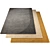 Textured Relief Poliform Rug 3D model small image 2