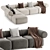 Annud OFFO Modular Sofa 2017 3D model small image 1