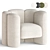 Modern Mila Chair Design 3D model small image 4