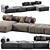 Modern Shinto Corner Sofa 2015 3D model small image 3