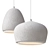  Rustic Gray Pendant Light 3D model small image 1