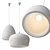  Rustic Gray Pendant Light 3D model small image 3