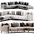  Modern Frame Sofa by Arflex 3D model small image 1