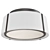 Fulton 3-Light Ceiling Mount Fixture 3D model small image 1