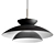 Sleek KLOE Hanging Lamp 3D model small image 2