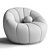 Velvet Garret Armchair | 3D Model 3D model small image 5