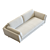 Mid-Century Hague Sofa 3D Model 3D model small image 2