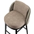 Luxury Palma Bar Stool: Plush Velvet, Graphic Detail 3D model small image 4