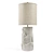  Metal and Fabric Table Lamp 3D model small image 1