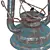 Vintage-inspired Kerosene Lantern 3D model small image 4