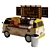 Yellow Ice Cream Food Truck Model 3D model small image 2