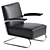 Modern Cantilever Armchair S 411 3D model small image 2