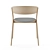 Modern Nordic V-Ray Wood Chair 3D model small image 4