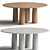 Elegant IL COLONNATO Table Design 3D model small image 1