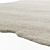 Organic Dusty Beige Wool Rug 3D model small image 6