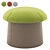 Kids Fun Mushroom Poufs 3D model small image 5