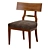 Vintage-Inspired Martin Dining Chair 3D model small image 1