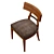 Vintage-Inspired Martin Dining Chair 3D model small image 3